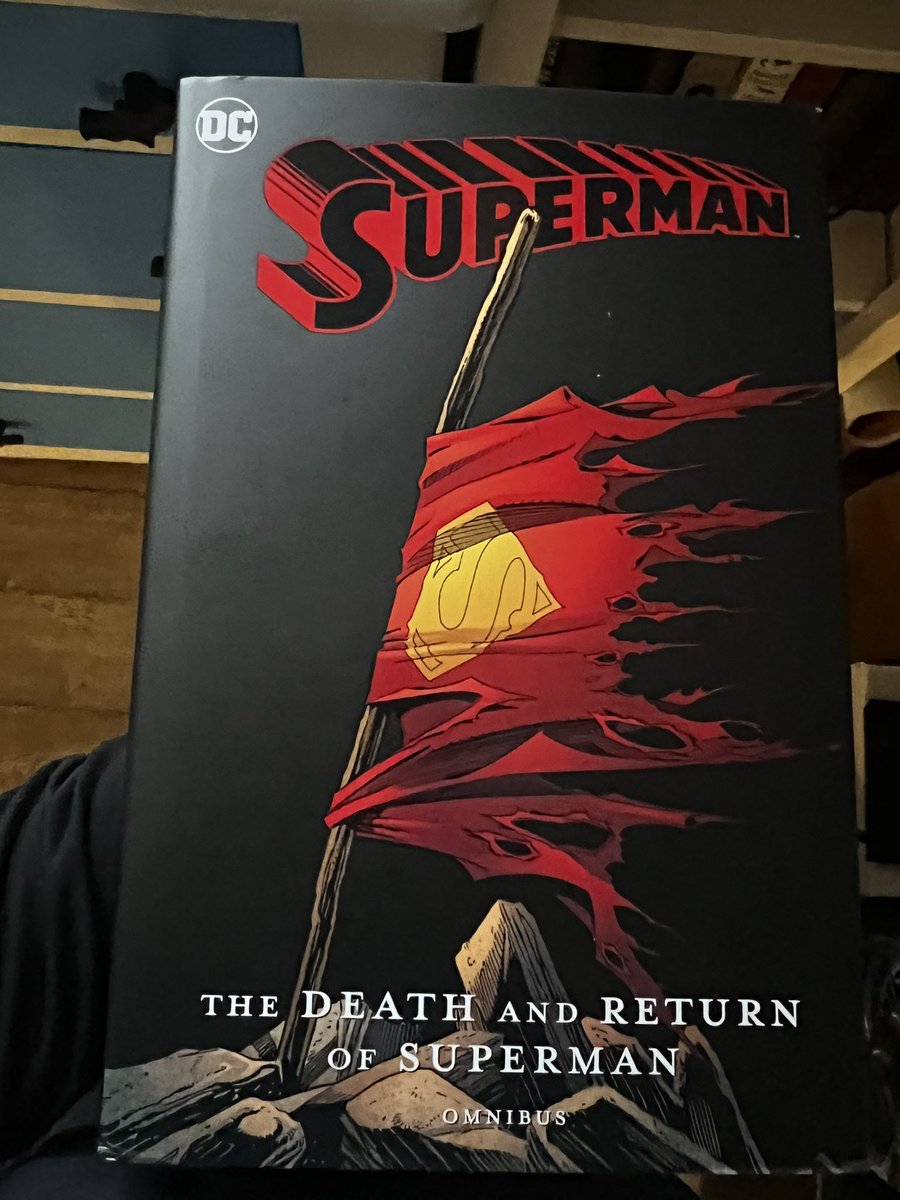 mecarter89's tweet photo. Big comic books reads of 2023, a thread. Let’s see how many I can get through this year. 

Starting with a monster of a book, and an entire run I’ve wanted to read for a while! 
#Superman #TheDeathofSuperman https://t.co/TzZKEpKPGJ