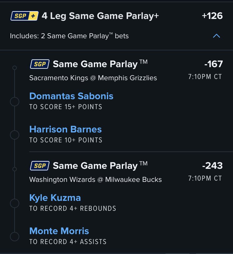 GamblingStork's tweet image. FanDuel

Collab with @Lew_Locks

Throwing 1u on this

Since the other FanDuel play hit yesterday, I’m calling this day 2 of the $10k challenge. If this one hits we’ll be playing with profits for the other 8 days💰