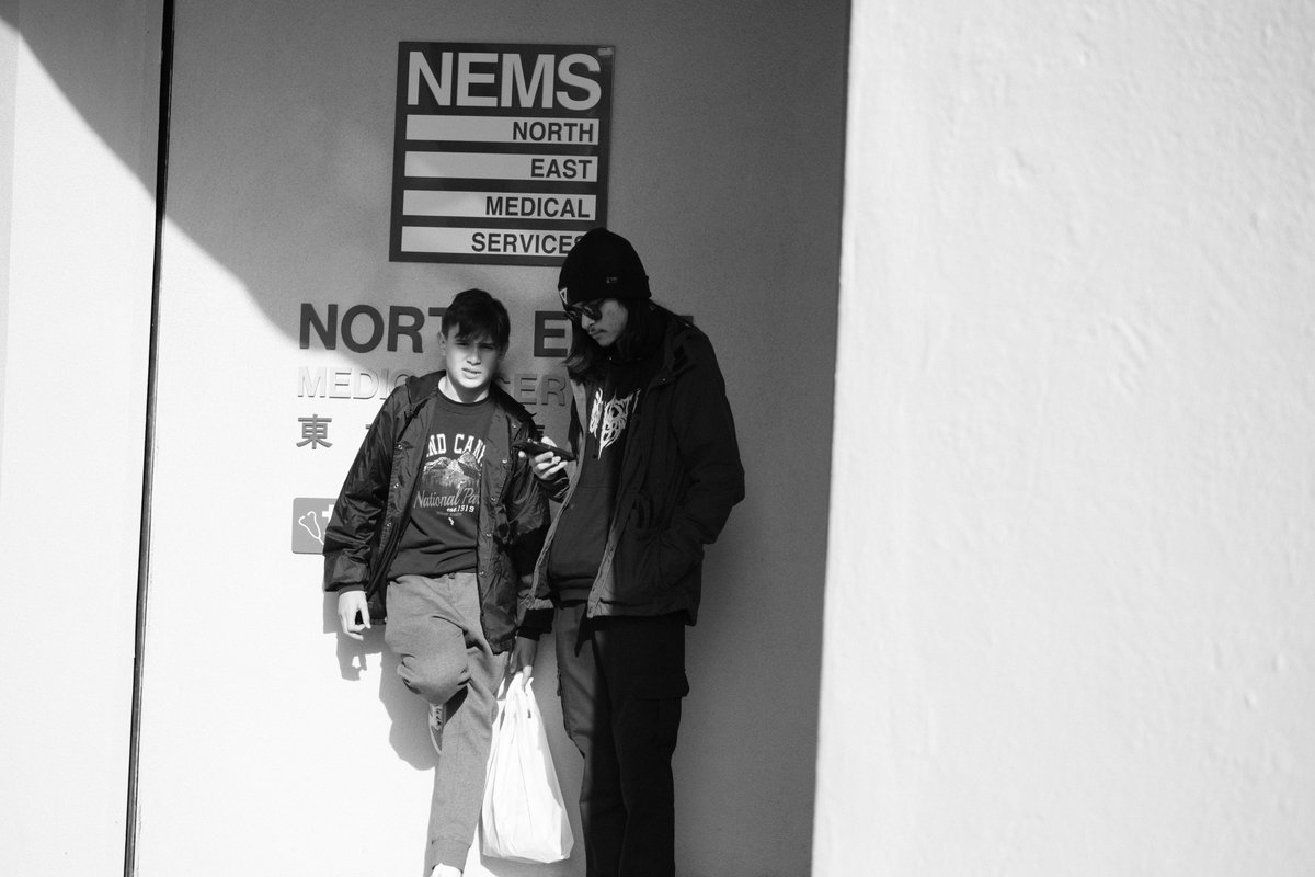 The NEMS goon squad guarding their turf
 #streetphotography #fujifilm #fujifilm_xseries #fujixseries #fujixt5 #fujifilmxt5 #monochrome #blackandwhitephotography #candidshots #realgangs #Gooner4Life #goonsquad #goblinslayer