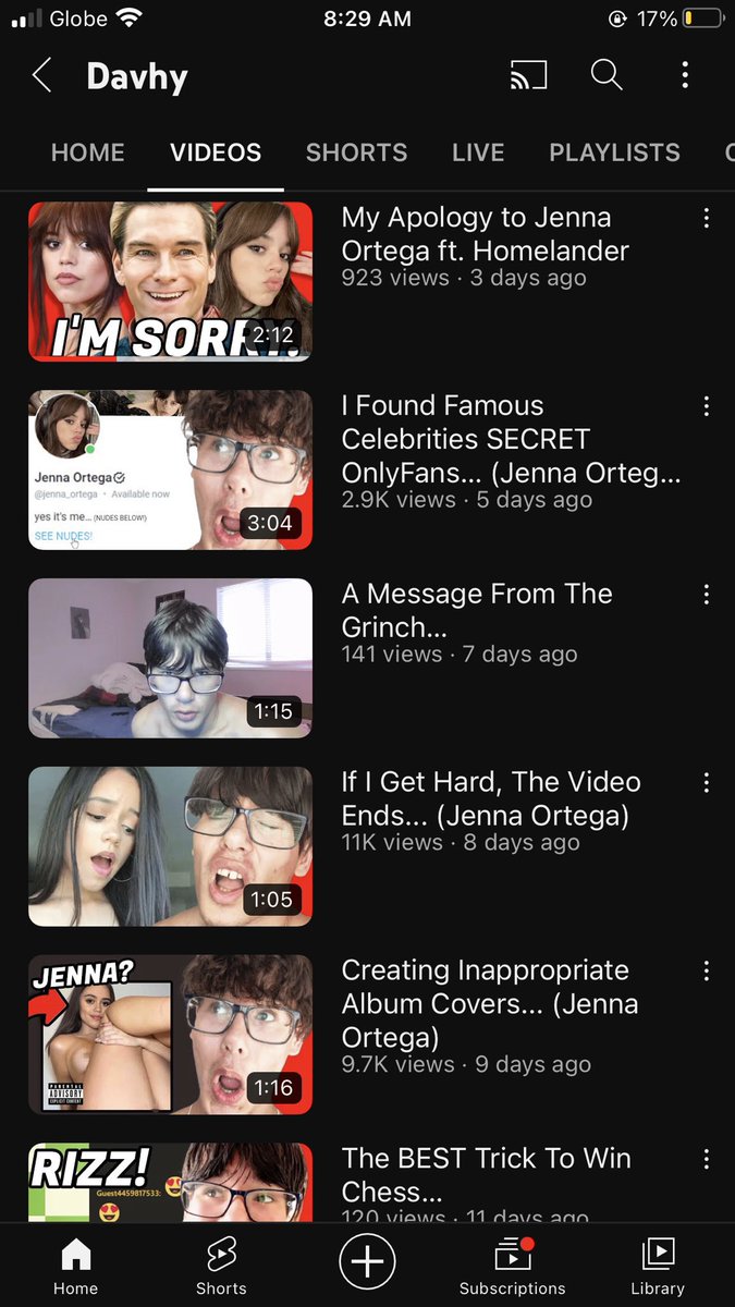 protectjenna's tweet photo. hey guys!
i’m sad that i have to welcome the year this way but it’s just the way it is. 
this “youtuber” is posting gross and weird videos about jenna, most of them sexualizing her, please report and retweet!!!!! https://t.co/rpx6svtFUi