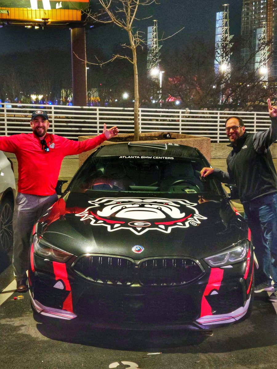 Who saw the #BMWMeanMachine on the scene in ATL yesterday for the @CFAPeachBowl yesterday? Send us your pics. 🙏