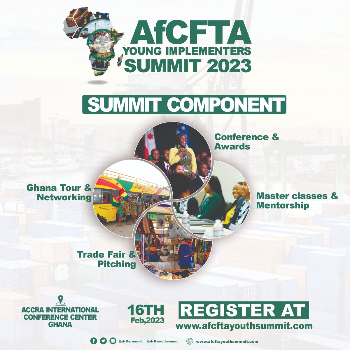Have you registered?
If not, visit afcftayouthsummit.com  
#tour #Ghana 
#tradefair #Awards #mentorship