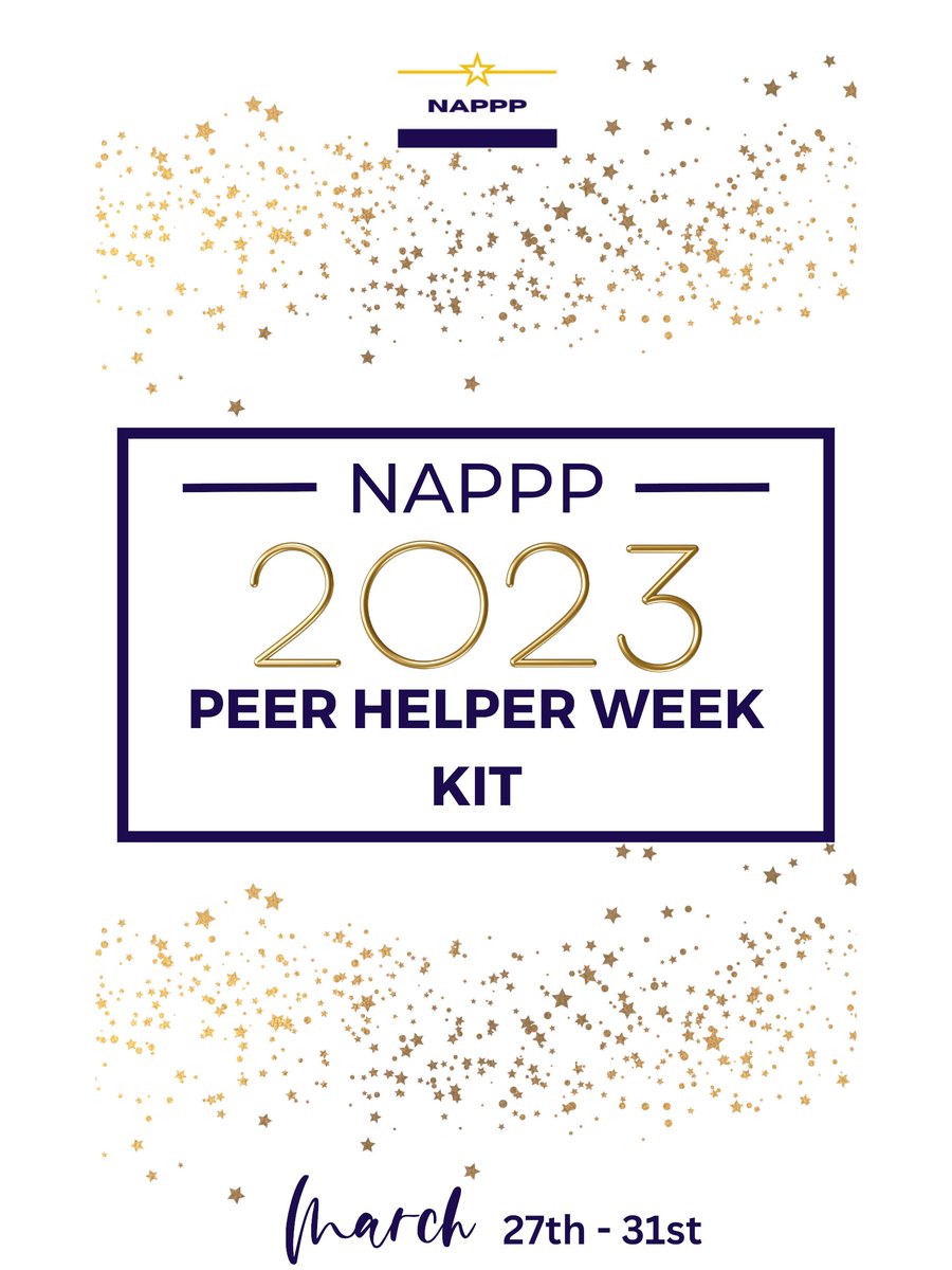 National Peer Helper Week is coming in March.  Download your kit to celebrate your peer helpers!
nationalpeerprograms.blogspot.com/2023/01/nation…