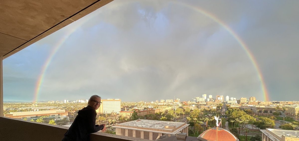 Tomorrow morning I will be sworn in as the 24th Governor of Arizona, and our state had a shining message this evening. 

2023 is off to a beautiful start.