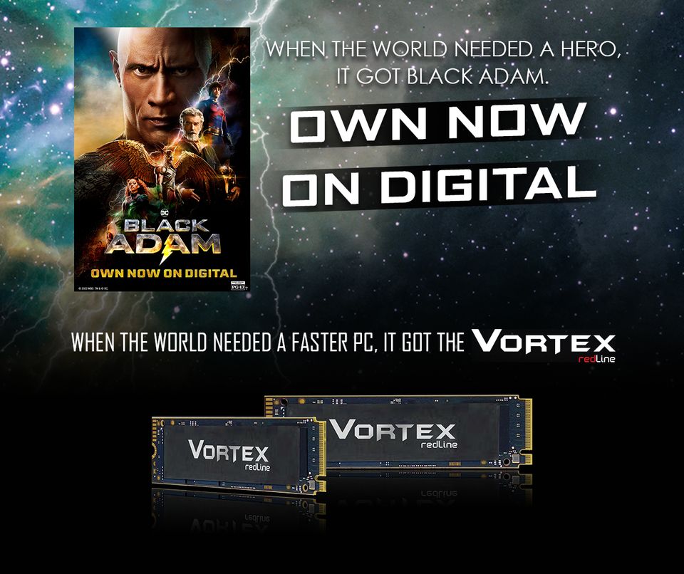 WHEN THE WORLD NEEDED A FASTER PC, IT GOT THE MUSHKIN VORTEX. Don’t miss out and make sure to enter for a chance to win a Home Entertainment System, Gaming PC and much more. Enter now: mushkin.com/BLACKADAM Official Rules: poweredbymushkin.com/.../index.../o…