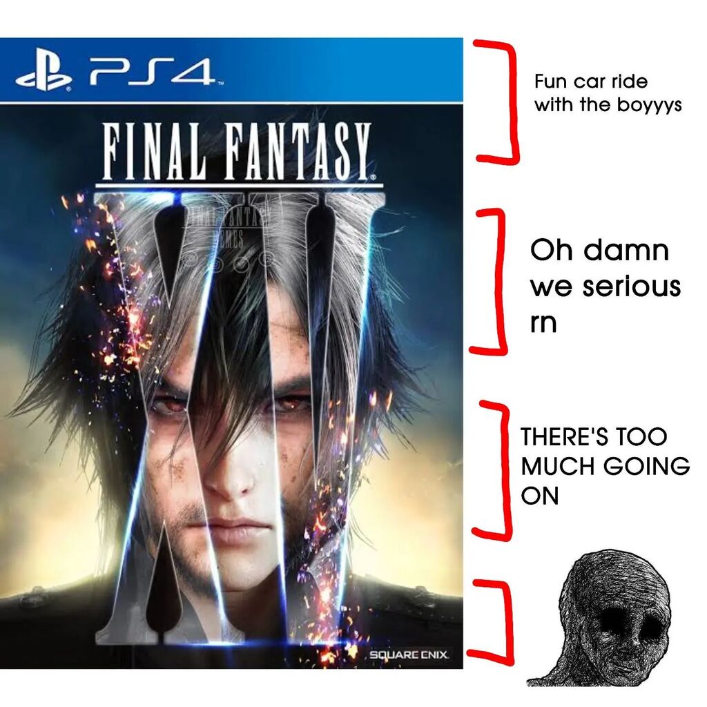 A summary #ffxv #finalfantasy https://t.co/oOkhXpDWBu, image size:1024x1024