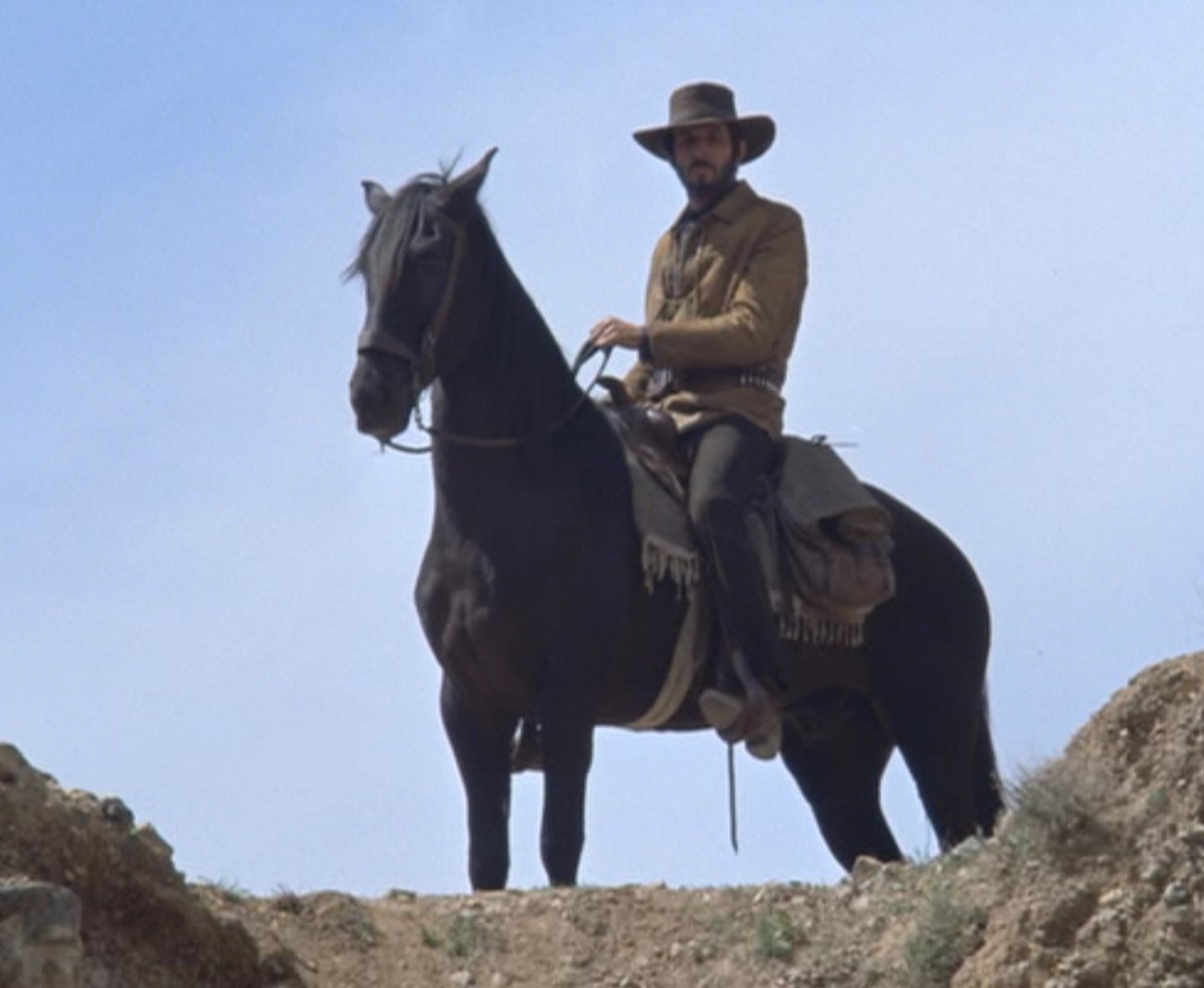 antipodal's tweet photo. #StarTrek #LeonardNimoy #Catlow #ScreenCaps
From the '71 theatrical movie, 'Catlow,' starring #YulBrynner #RichardCrenna #DaliahLavi, a western filmed in Andalucía, Spain. Nimoy portrays the bad bad guy, Orville Miller, a hired gun working for the ranchers, who are after ... https://t.co/CIXgHIjxLI