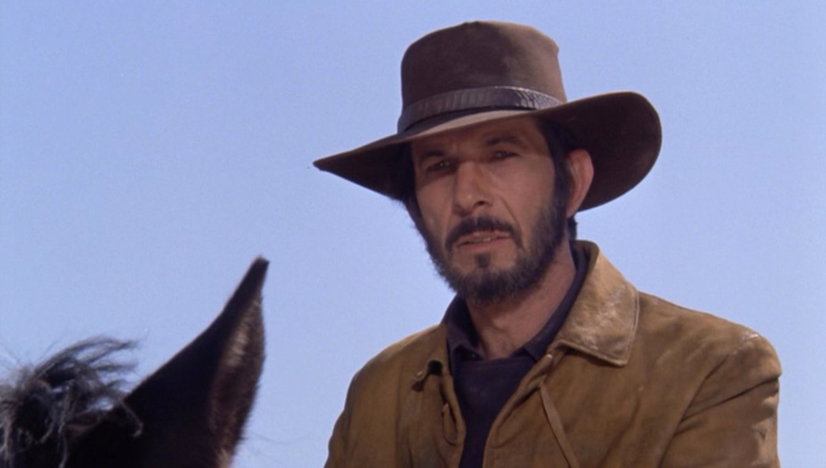 antipodal's tweet photo. #StarTrek #LeonardNimoy #Catlow #ScreenCaps
From the '71 theatrical movie, 'Catlow,' starring #YulBrynner #RichardCrenna #DaliahLavi, a western filmed in Andalucía, Spain. Nimoy portrays the bad bad guy, Orville Miller, a hired gun working for the ranchers, who are after ... https://t.co/CIXgHIjxLI