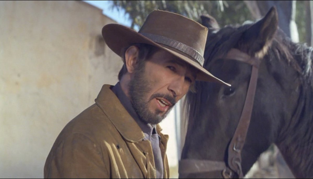 antipodal's tweet photo. #StarTrek #LeonardNimoy #Catlow #ScreenCaps
From the '71 theatrical movie, 'Catlow,' starring #YulBrynner #RichardCrenna #DaliahLavi, a western filmed in Andalucía, Spain. Nimoy portrays the bad bad guy, Orville Miller, a hired gun working for the ranchers, who are after ... https://t.co/CIXgHIjxLI