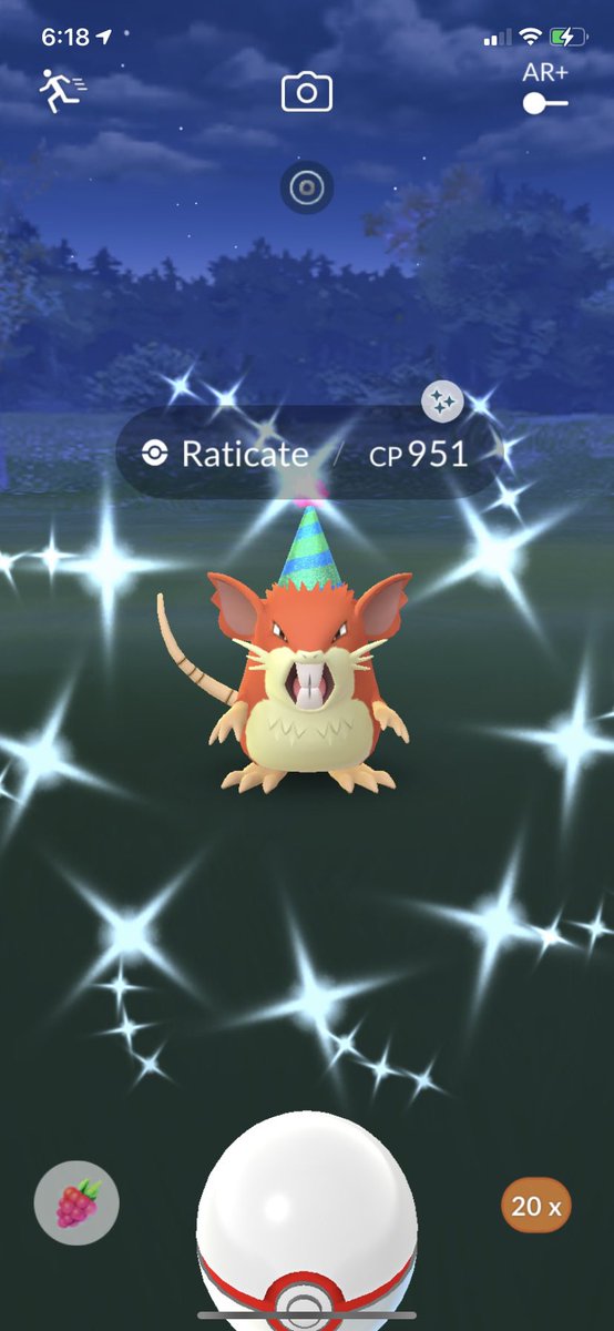 Normal does not mean weak. Remember that .  💪🏼 Thank you @00WildLoaf00  !!!!!!!!   🧡  Surprise raid and surprise shiny. Didn't have this one before ! #PokemonGOfriends  #PokemonGO #Moments #Pokemon2023