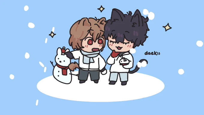static image version! there's a couple other petpet au scenes in my sketches but yeah..... 