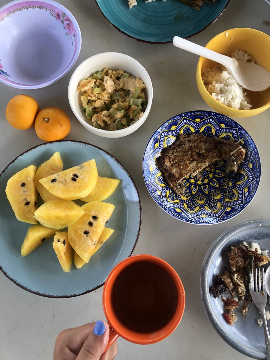 joarsongcuya's tweet photo. tortang talong at ampalaya na may itlog…but make it grammable 😬😀
Breakfast at Biday, L.U ☀️ https://t.co/mqnQqu2jsw