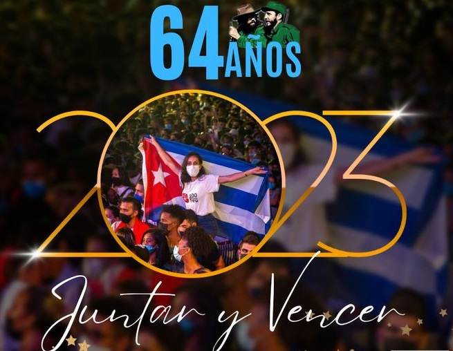 PartidoPCC's tweet photo. Cuba agradece mensajes solidarios por aniversario 64 de la Revolución https://t.co/tvvoN6Mfjk https://t.co/7PVkwfT5so