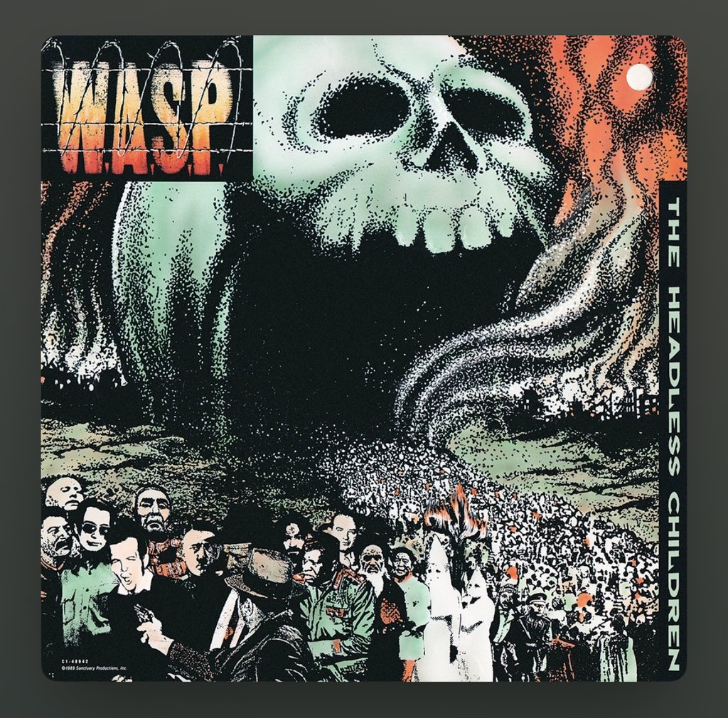 Sunday night listenings. 🤘🏼😎 #WASP #TheHeadlessChildren