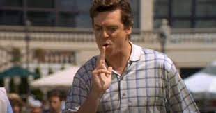 MarkAHoke's tweet photo. @shootermcgavin Highly disagree. It's time to challenge that rank amateur Happy @adamsandler Gilmore to match play on worldwide TV and un-holster all the guns.  Win &amp; make him say "You got your manhood" to you. Send that POS back to his shanty with his stick in hand. You can do it, Shooter! https://t.co/SDWRxswGwQ