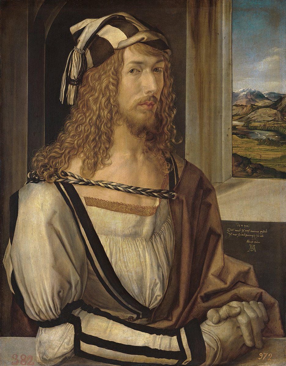 Judging from this self portrait, if Tinder had been around in 1498, Dürer would really not have had any time for, you know, painting...