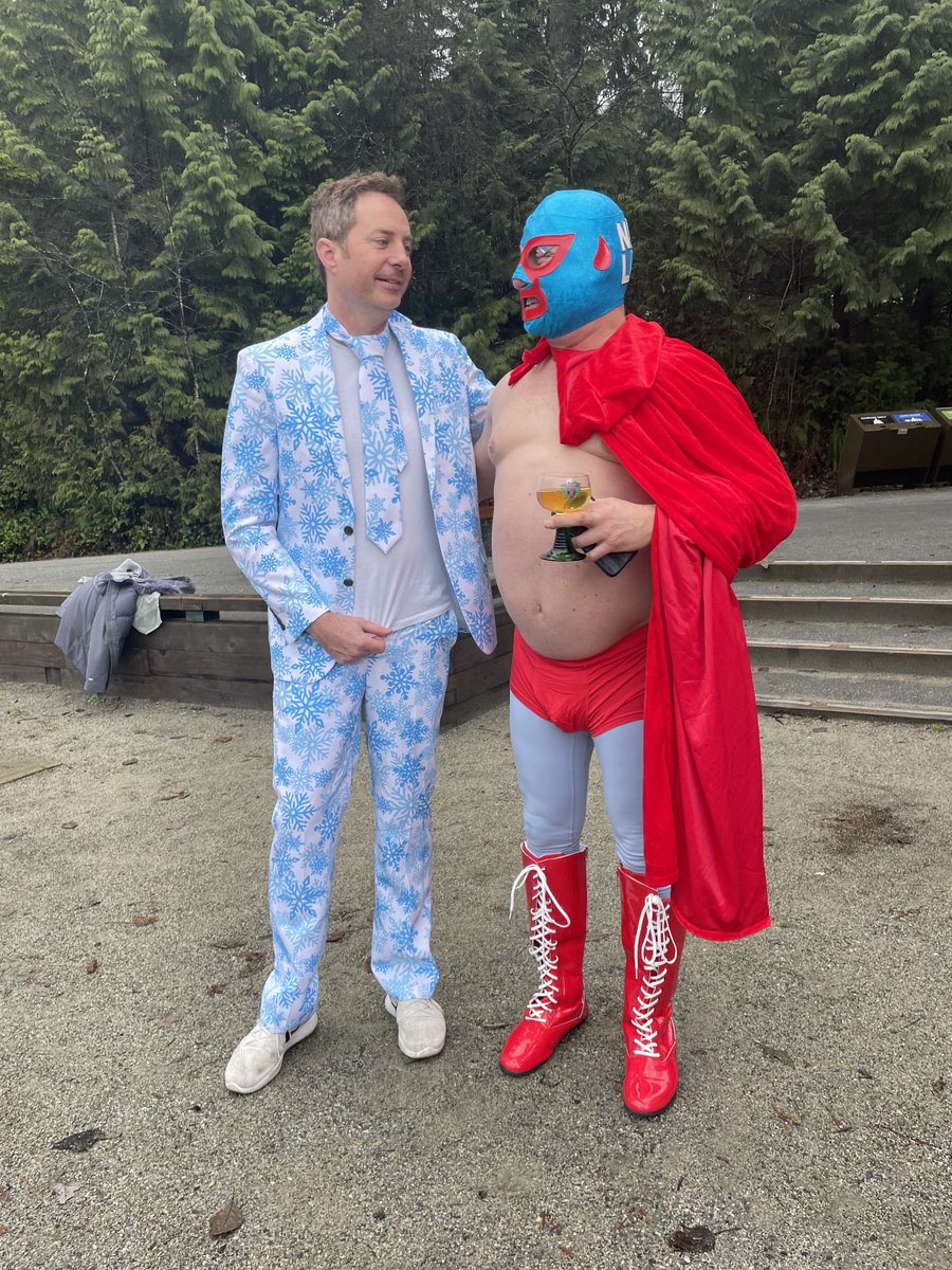 When your eyes meet with your soul mate at the polar bear swim…….