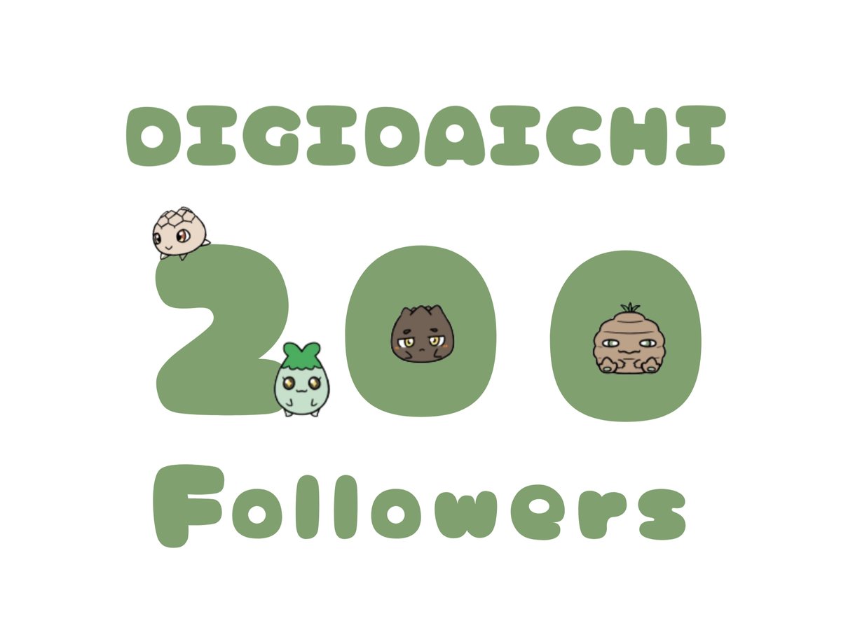 Kavii101's tweet photo. Congratulation for reaching 200 followers🎉🎉
@digidatchi 💚 https://t.co/Etnbi4rfzz