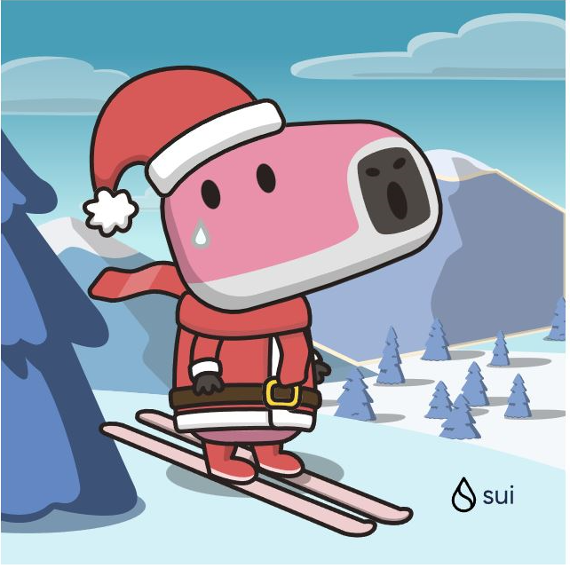 hup91s's tweet photo. Dyorr -Ski : My face turns pale when I don't get a Christmas present from you.🎁 I just unboxed my Sui Holiday Capy! ❄️ 
Create your own Capy here:  https://t.co/C3BZ2JVKUT #CapyHolidays https://t.co/04Oldwly2h