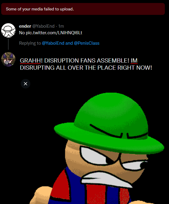 DeltaPatzi's tweet photo. @YaboiEnd @PenisClass it was too good of a tweet https://t.co/5SauHMuwTY