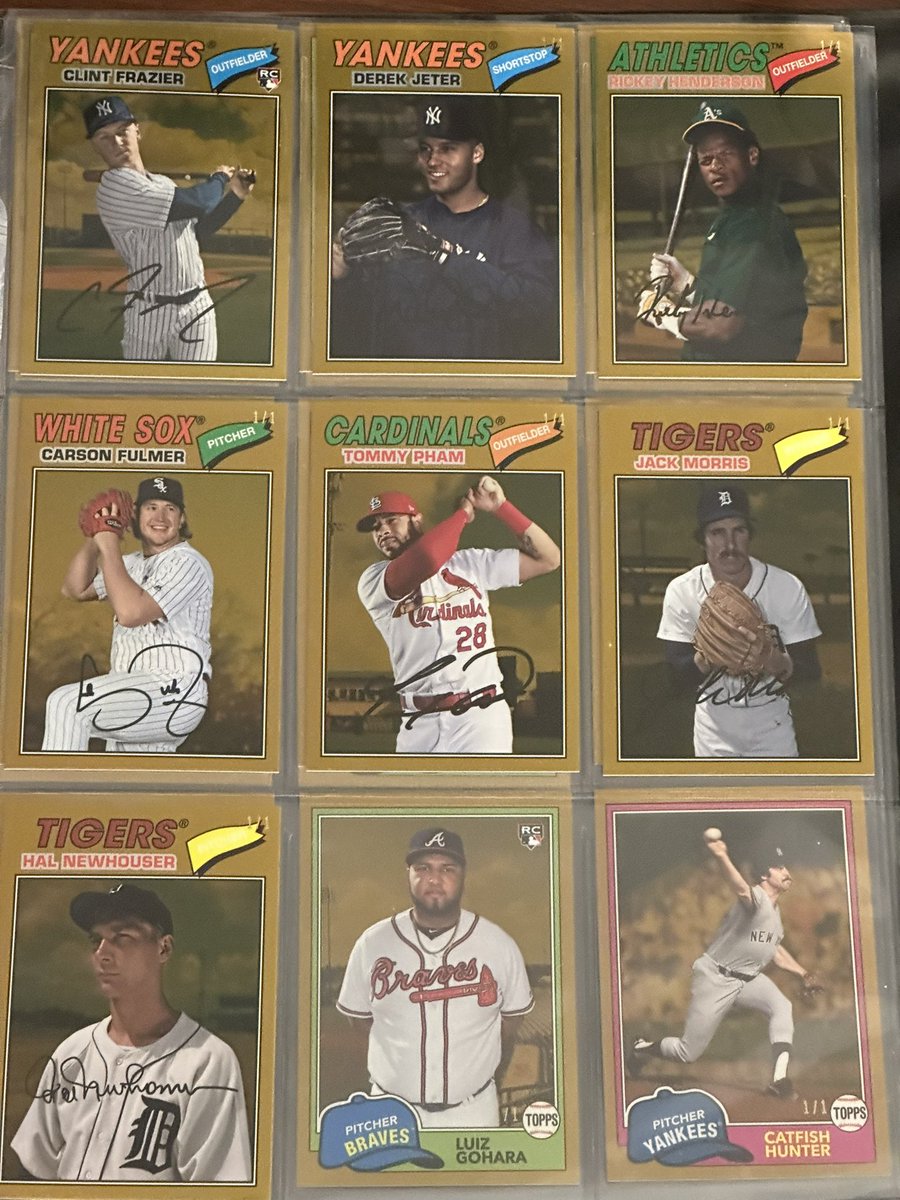 skfurlong's tweet photo. @ENSportsCards1 How about just a few from my collection of 2018 Topps Archives 1/1???  Pt.1 https://t.co/8p18UFj7xf