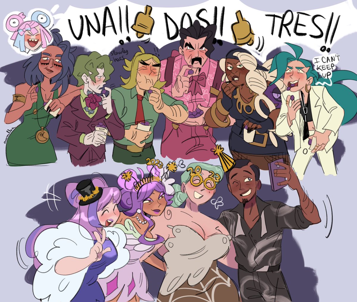 New year’s Eve party in Paldea!!🎉✨