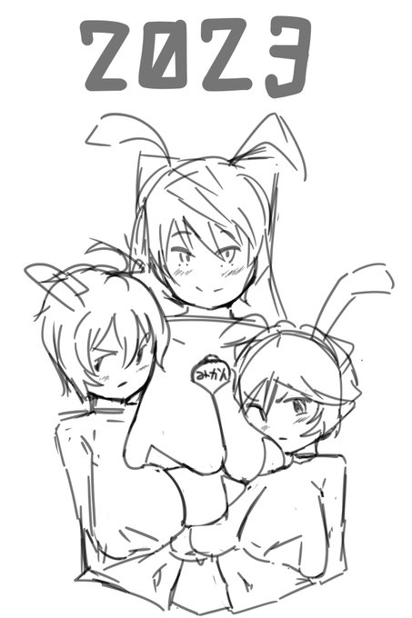 鏡餅を描こうとしてました 