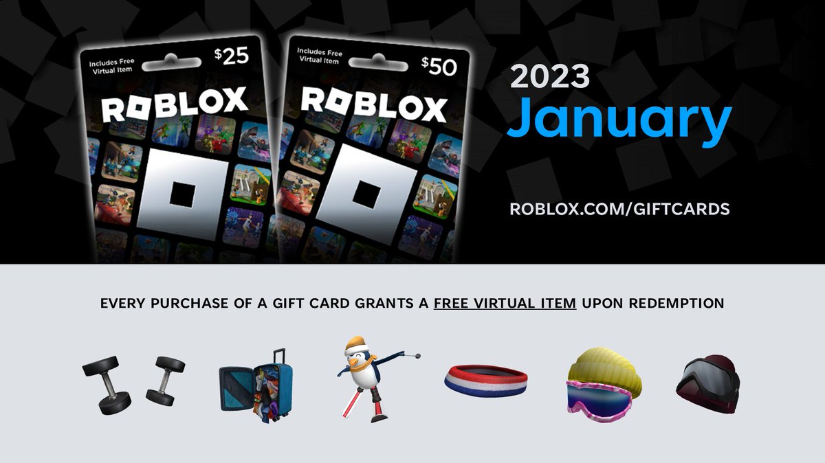 Roblox Free Gift Card Claim in 2023  Roblox gifts, Free gift cards, Roblox