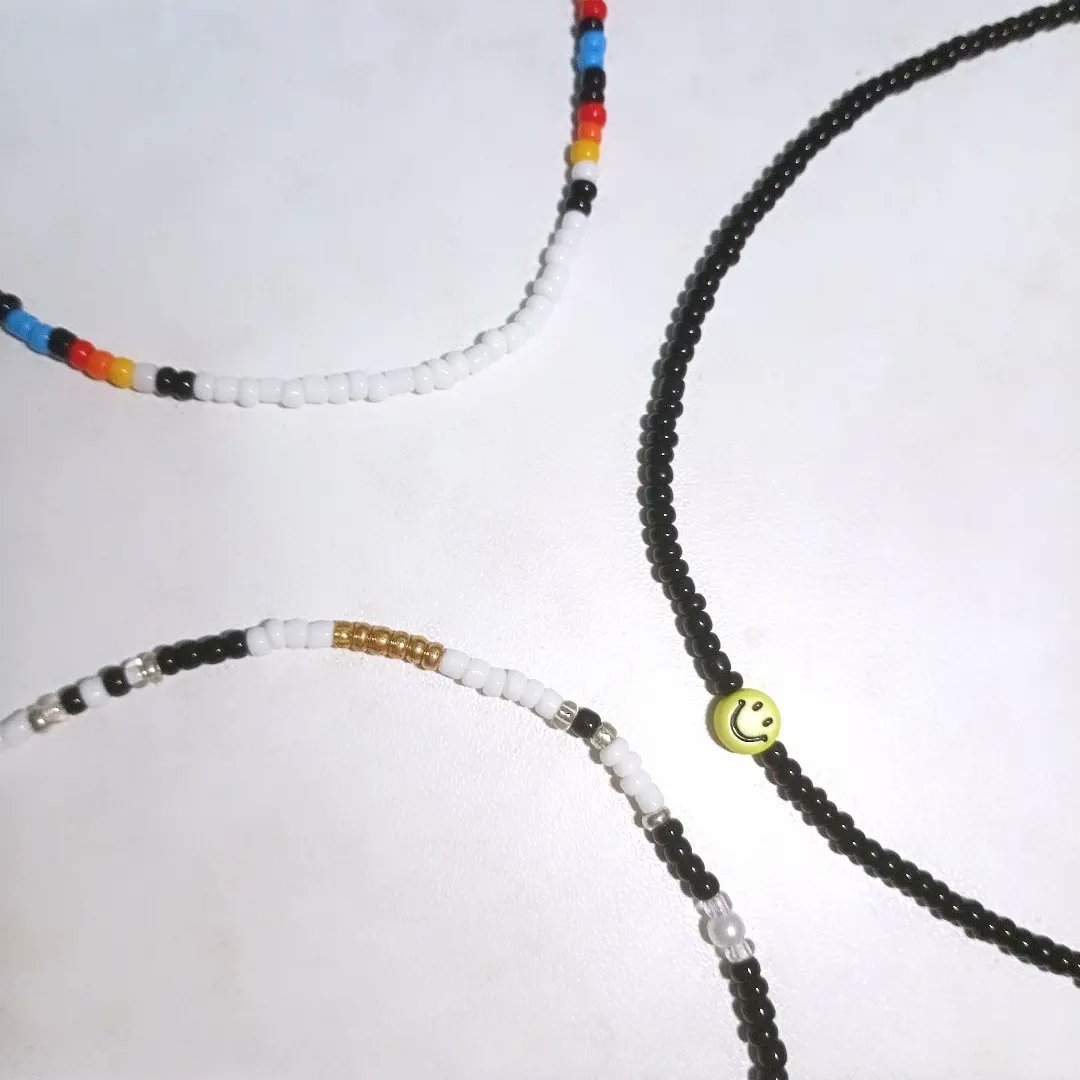 AMNLCrafts's tweet photo. Custom order beaded chokers. Thank you! 

#smallbusiness #AMNLCrafts #oroquieta #supportlocalbusiness #handmadecraftsforsale
#resincrafts  #artsandcrafts #resin #resincraftsoroquieta  #diy  #giftideas  #beadedaccessories #crafts #choker #beadednecklace #necklace #summertime https://t.co/GRIYLJxz3G