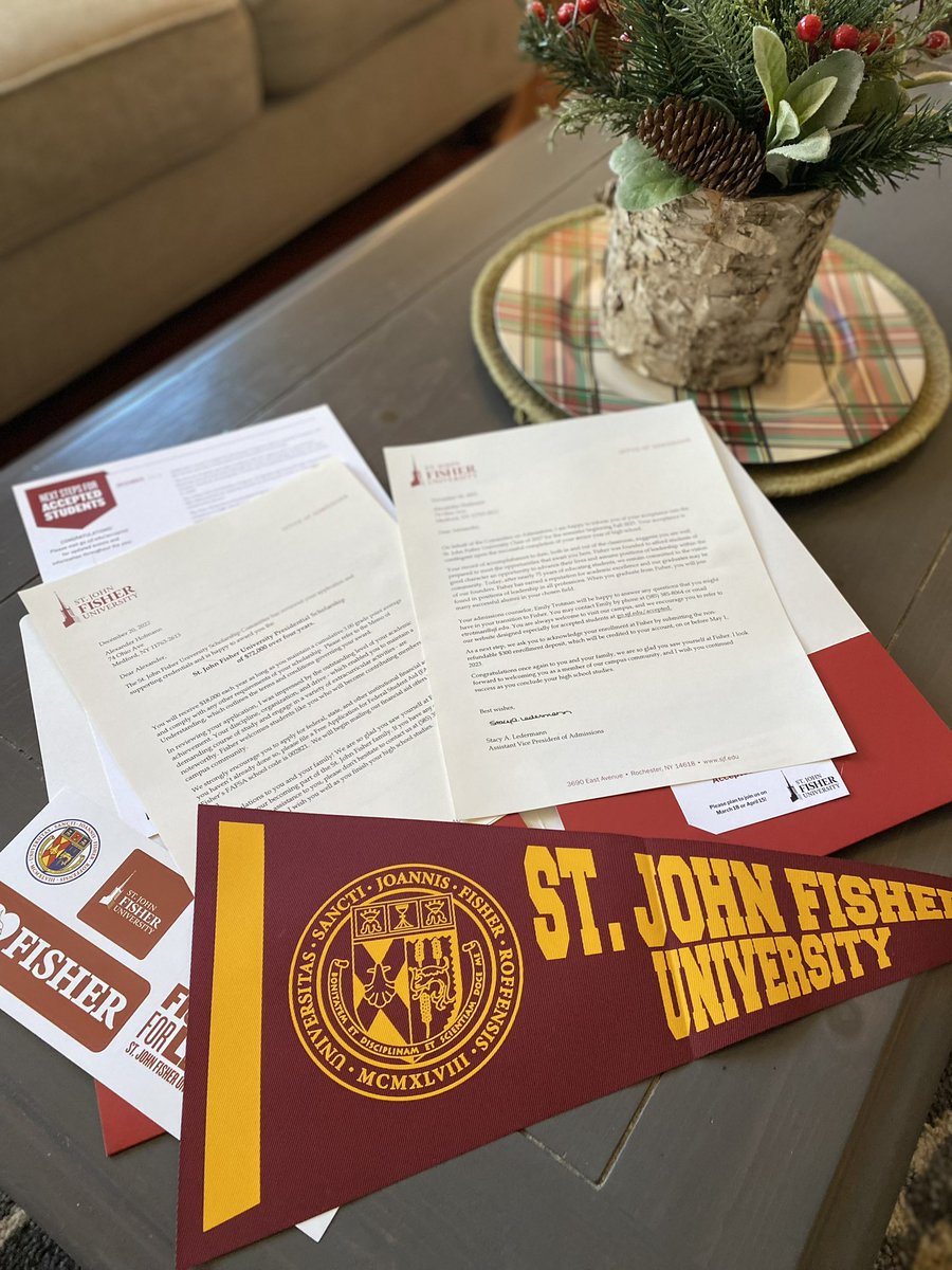 Excited to be accepted into St. John Fisher University and I can’t wait to take the official visit!! 🏈📖 <a href="/jerryflora1/">jerry flora</a> <a href="/Coach_Segala/">Brees Segala</a>