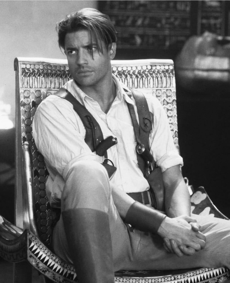 dav1drush's tweet photo. I think we can all agree that Brendan Fraser in The Mummy (1999). https://t.co/27C4atoLPi
