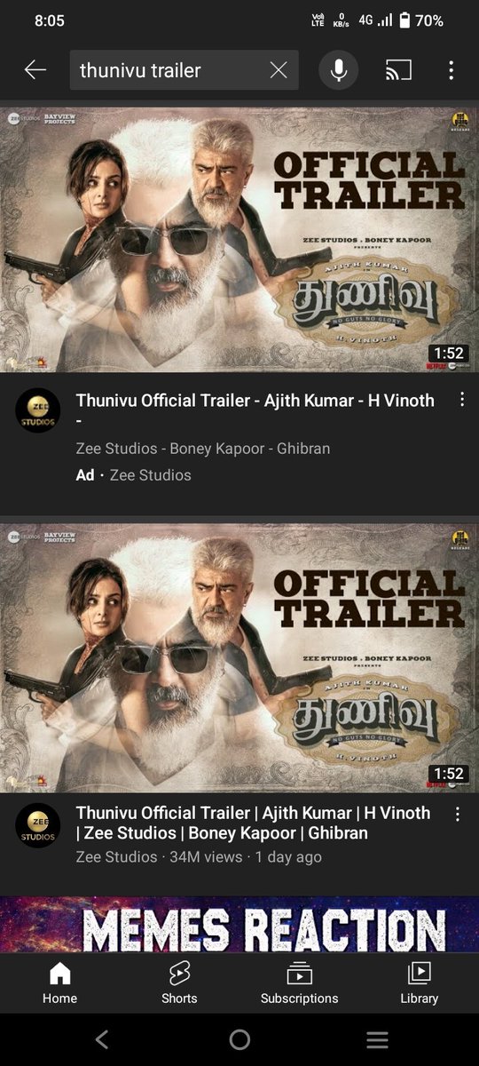 _MrRocky's tweet photo. Ads , Promotions 
அட வெக்கங்கெட்டவனுங்களா😂

#Thunivutrailer #Varisu https://t.co/2Sxd3XJSNY