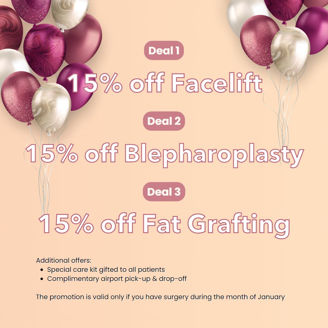 idhospitalkorea's tweet image. New year, younger you!🎊✨🧡

Take 15% off anti-aging procedures at ID in the month of January!😍

🎊Facelift
🎊Blepharoplasty
🎊Fat grafting

We also have a Special Gift Package curated for all patients coming in January!🎁❤️ #JanuaryPromotion