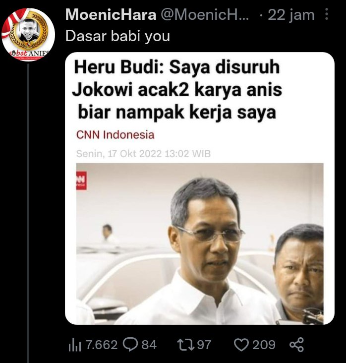 tukangjoget's tweet photo. Mohon atensinya  @CCICPolri 
ajak ngopi mahluk pembuat hoak biang kegaduhan satu ini kami tunggu infonya pak🙏 https://t.co/hHy5EC4i9C