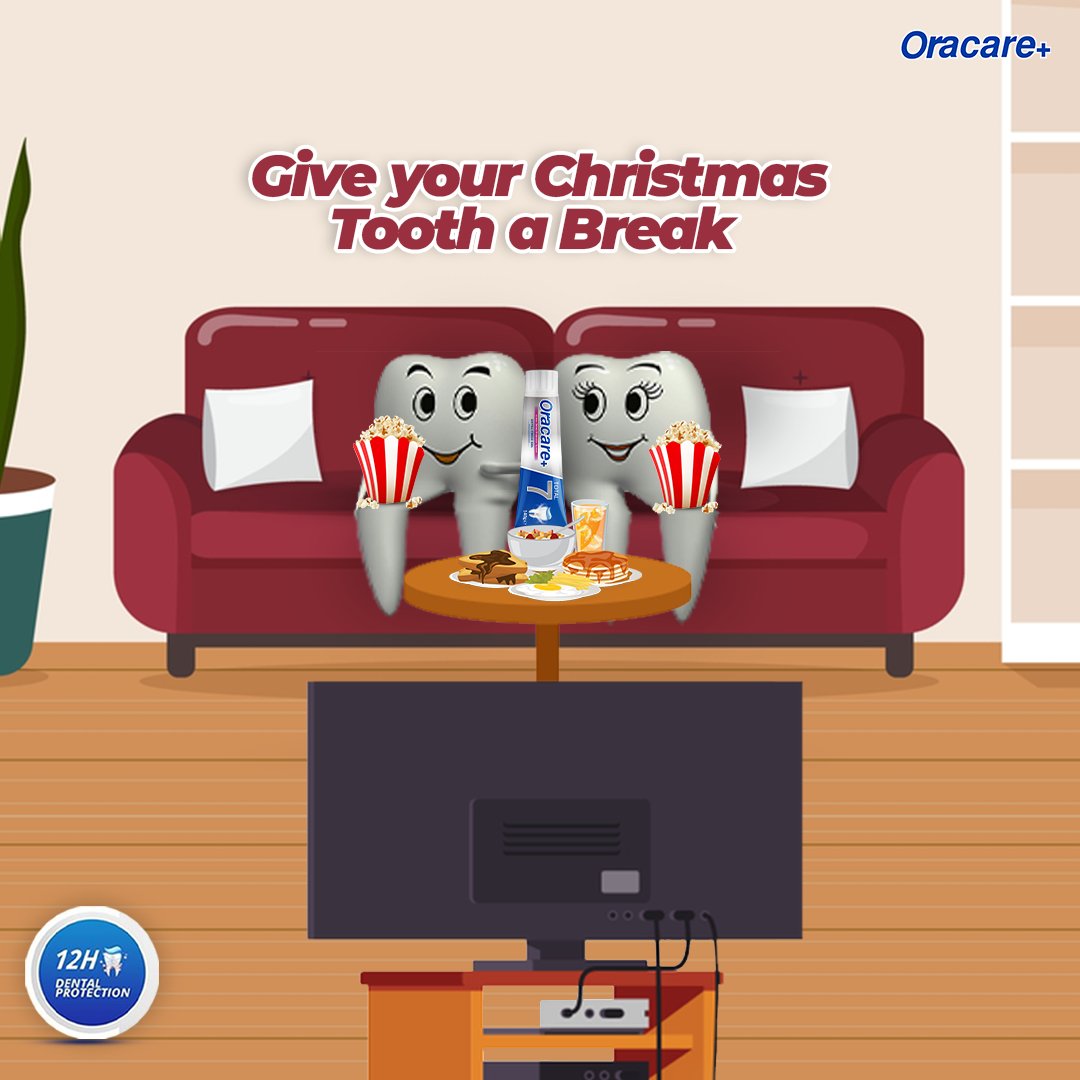 OracarePlus's tweet photo. The holidays have ended, and your Christmas tooth is still stuck on holiday goodies. Give your holiday smile some TLC with Oracare+ toothpaste!

#wecareaboutyoursmile 
#oracareplus https://t.co/CRi6jvRIza