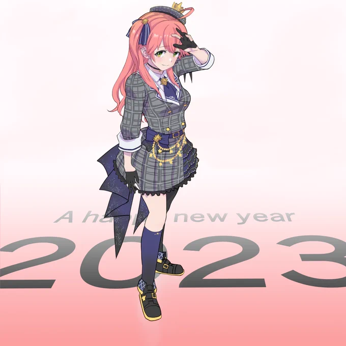 なんか似合ってないとかいうからさ、オレらの推しはなんでも似合うんだってコト#miko_Art 
