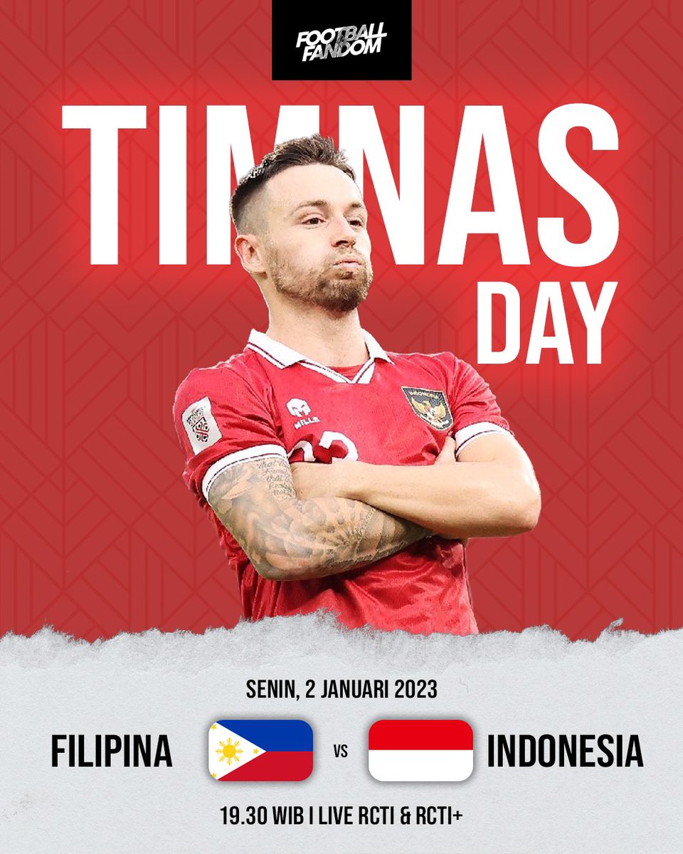 [KUIS TEBAK SKOR]

Indonesia vs Filipina

🗓 2/1/23
🕓 Kick off 19:30 WIB

Syarat:
1. Follow akun @penerbitfandom dan <a href="/fandomstore_id/">FNDM STORE</a> 
2. RT/like twit ini
3. Cth reply: Indonesia 3-0 Filipina
4. Kuis ditutup saat kick off

Hadiah uang digital 50k untuk 2 orang

#timnasday