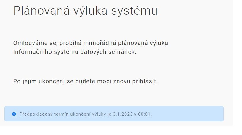 Mimořádná plánovaná výluka..?? Pokud plánovaná, tak na první pracovní den v roce nic moc 😟<a href="/vnitro/">Ministerstvo vnitra</a>