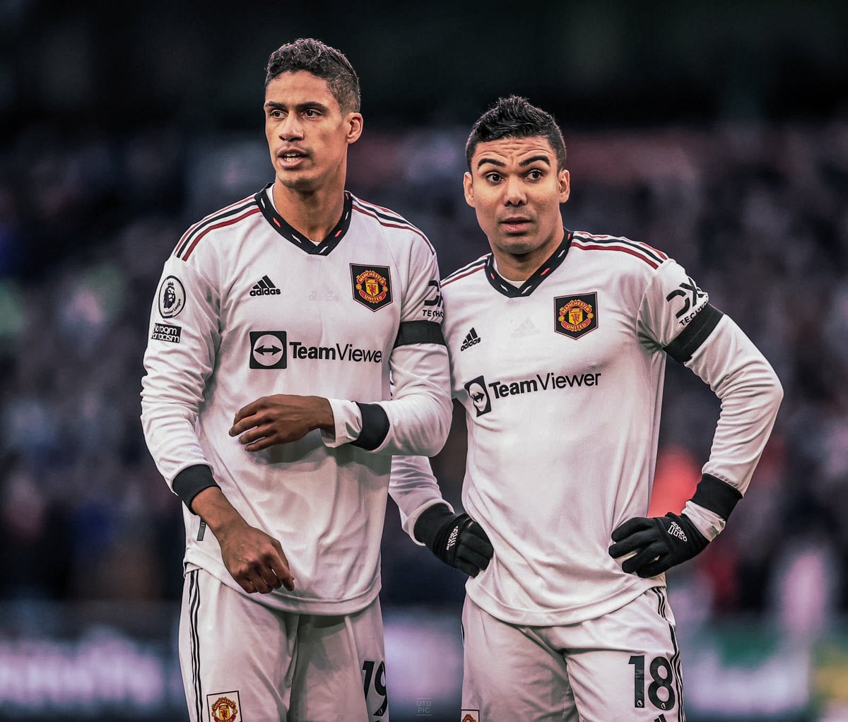 #mufc have 𝗡𝗘𝗩𝗘𝗥 conceded a goal when both Varane and Casemiro have been on the pitch. 🤯🤍