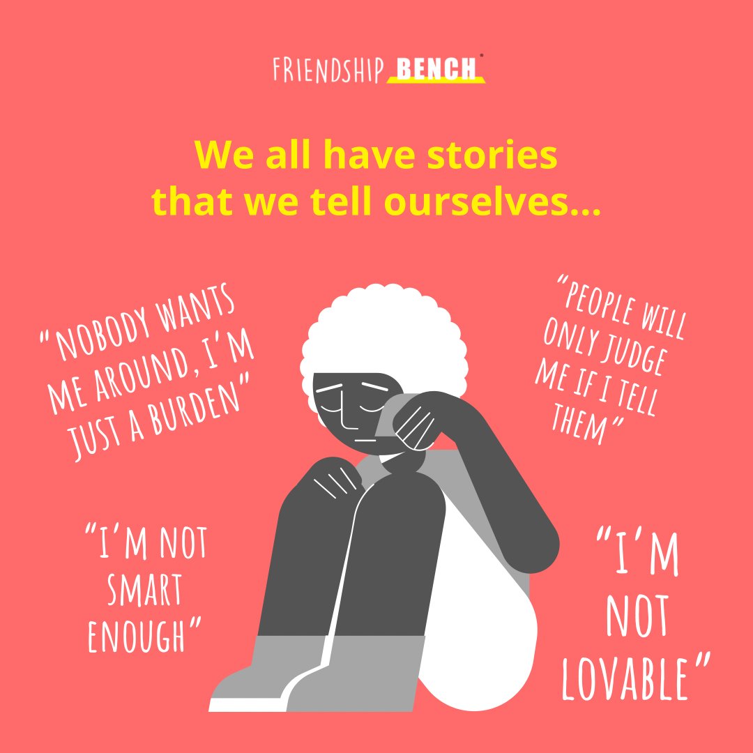 friendshipbench's tweet photo. Is your story even your story? Or maybe it's decades of others' voices that have penetrated your beliefs, dreams and goals... https://t.co/8qJOwSNuG9