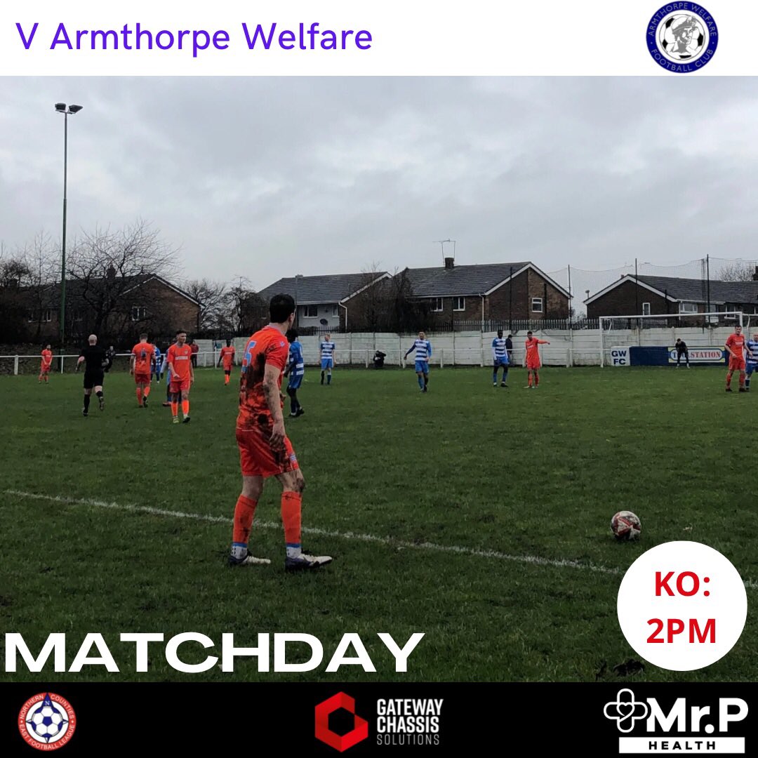 bevtownfc's tweet photo. | 𝗠𝗔𝗧𝗖𝗛𝗗𝗔𝗬

Today we travel to @thewelfare in our first outing of 2023! It’s a slightly earlier kick off time today with the match starting at 2pm.

🆚 Armthorpe Welfare
🏟 Marra Falcons Stadium
🏆 NCEL1 
🎟 £6 Adults £3 Concession U16 Free with paying adult
⏰ 2pm

#BTFC https://t.co/jvZ2OYQWnO