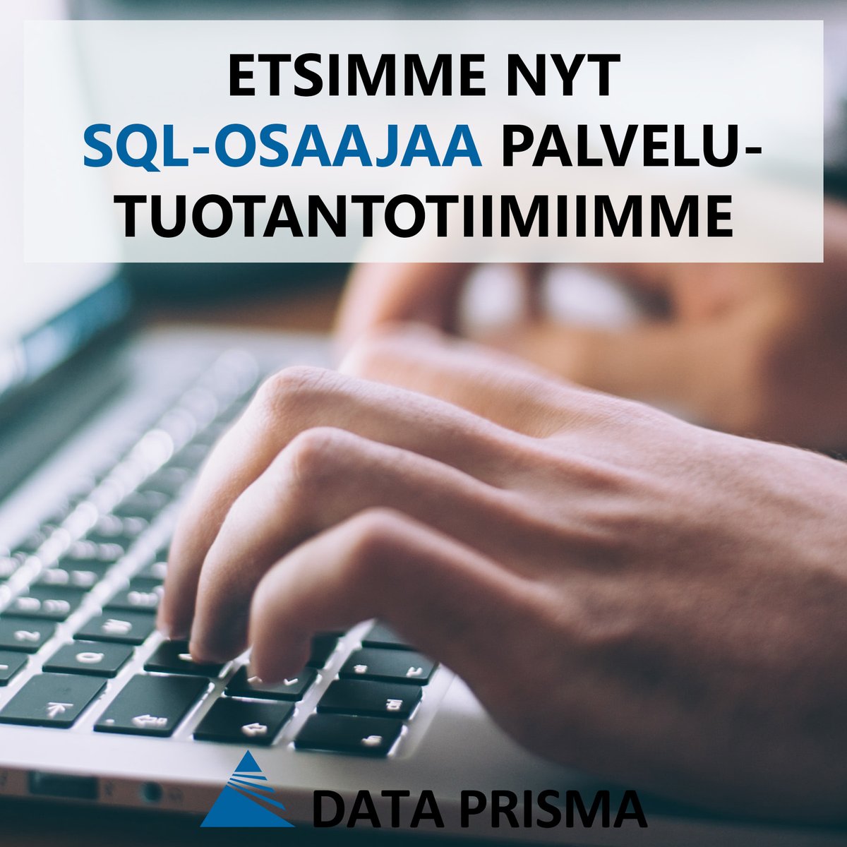 DataPrism's tweet photo. Uusi vuosi, uudet työkuviot meillä? 🙂 Etsimme SQL-osaajaa toimittamiemme järjestelmien ylläpidon ja asiakaspalvelun tehtäviin. Meillä on kannustava tiimi ja mahtavat asiakkaat, joiden kanssa on mukava työskennellä.

Lue lisää: https://t.co/6XOExNFf2R 
#rekry #työpaikat #kuopio https://t.co/NLlxhc6lg3