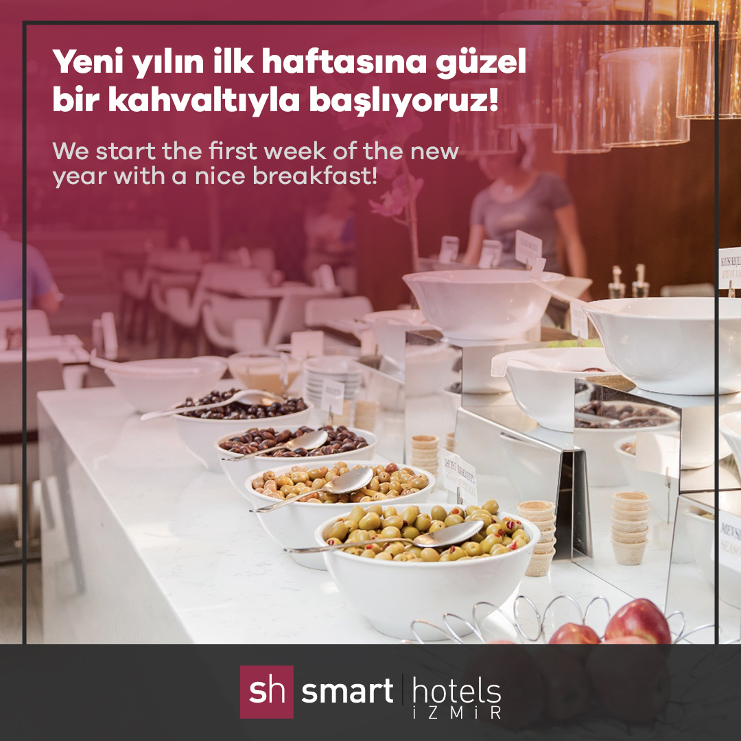 Artık takvimler 2023’ü gösteriyor! 🤓
Biz de güzel bir kahvaltıyla güne başladık! ☺

Now the calendars show 2023! 🤓
We started the day with a nice breakfast! ☺

#izmirotel #izmirhotels #izmiroteller #smarthotels