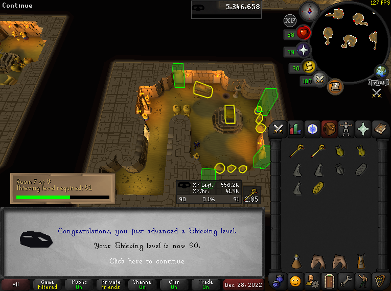 WarpRs's tweet photo. Been slacking on posting updates.
Hit my goal for getting base 90s over the past 2 weeks.
Next Goal for the Max Grind is 99 Agility and Mining this Month.
#Runescape #OSRS #MaxGrind #Levels https://t.co/kHf9TGLS7C
