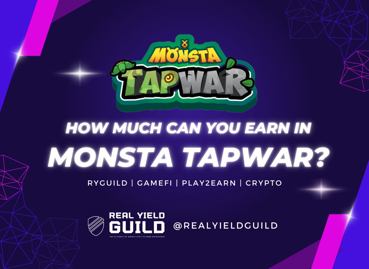 RealYieldGuild's tweet photo. Here we can teach you earn More at Monsta TapWar
#realyieldguild #p2e #monstatapwar #tapwar #PiNetwork #stt #pluseX https://t.co/1LlsvVcCqK