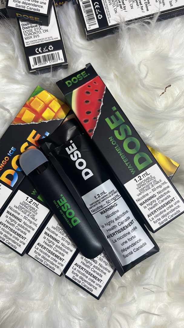 Vape ndogo 'DOSE' Ni Disposable Puffs 400 Fleva zilizopo Mango ice,watermelon, grape, banana ice na Mint ice 1.2 ML Nicotine 50mg/ml Bei ni 18k tu Nicheki @shishavapes_tz Simu 0686314724 Mikoani natuma Vape ndogo 'DOSE' Ni Disposable Puffs 400 Fleva zilizopo Mango ice,watermelon, grape, banana ice na Mint ice 1.2 ML Nicotine 50mg/ml Bei ni 18k tu Nicheki @shishavapes_tz Simu 0686314724 Mikoani natuma