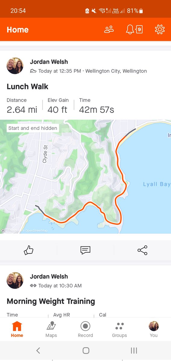 First @DoddieBaaBaas walk recorded. Doing my bit out in New Zealand for a great cause! Great to join the <a href="/Fettes_Sport/">Fettes College Sport</a> <a href="/fettescommunity/">Fettes Community</a> leagues. Excited for the month ahead!