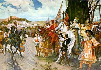 NosotrosFalange's tweet photo. Honor a nuestros Reyes Católicos en el día de la TOMA DE GRANADA.

El #2enero de 1492 se produjo un episodio decisivo en nuestra historia: derrotamos al islam y recuperamos Granada, que supuso el fin de la Reconquista y un triunfo para España y la Cristiandad.

#Vuelveacreer https://t.co/b2BQMGPGnh