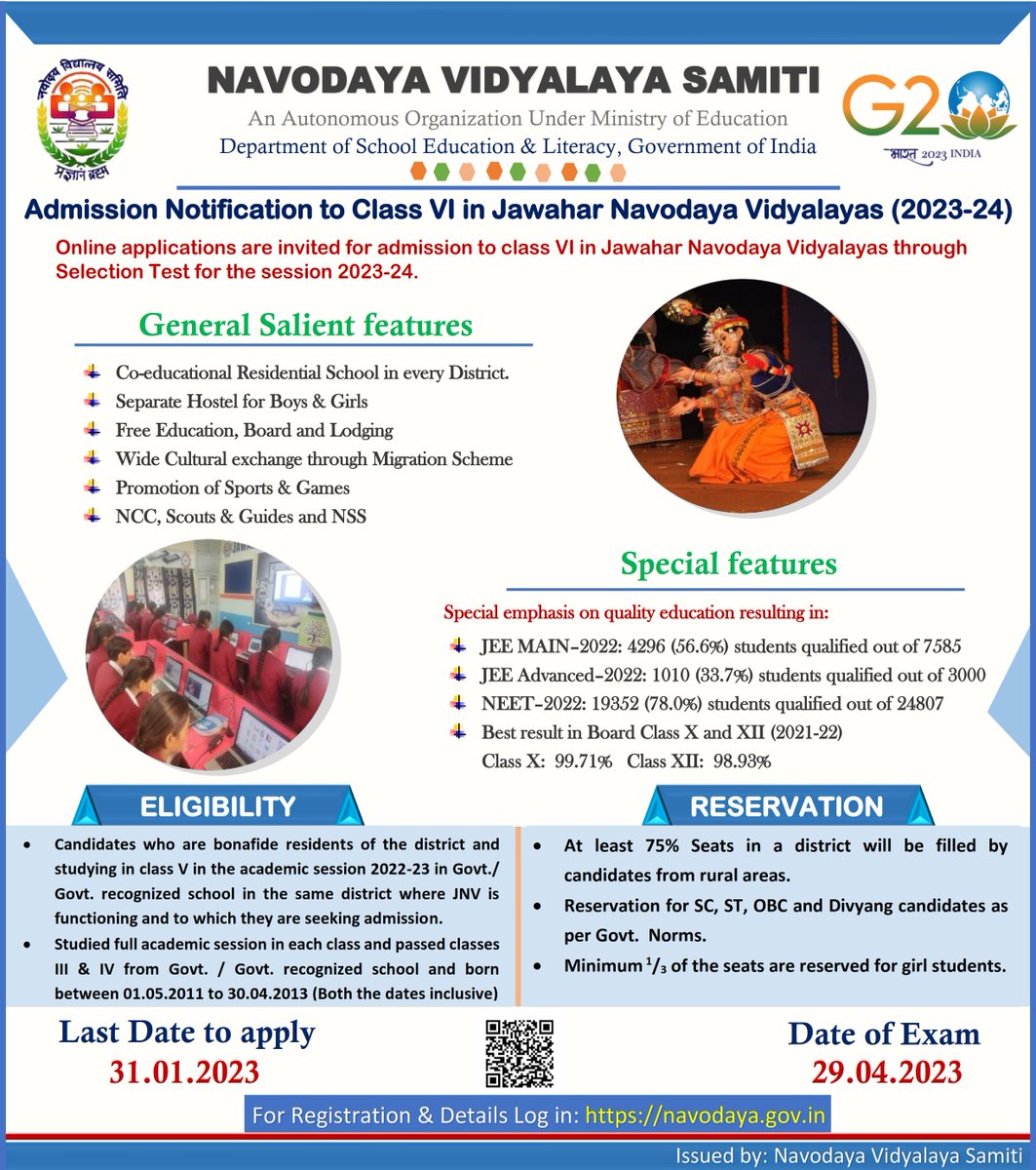 jnvshimla's tweet image. #JNVST2023 #ClassVI #JNVSHIMLA