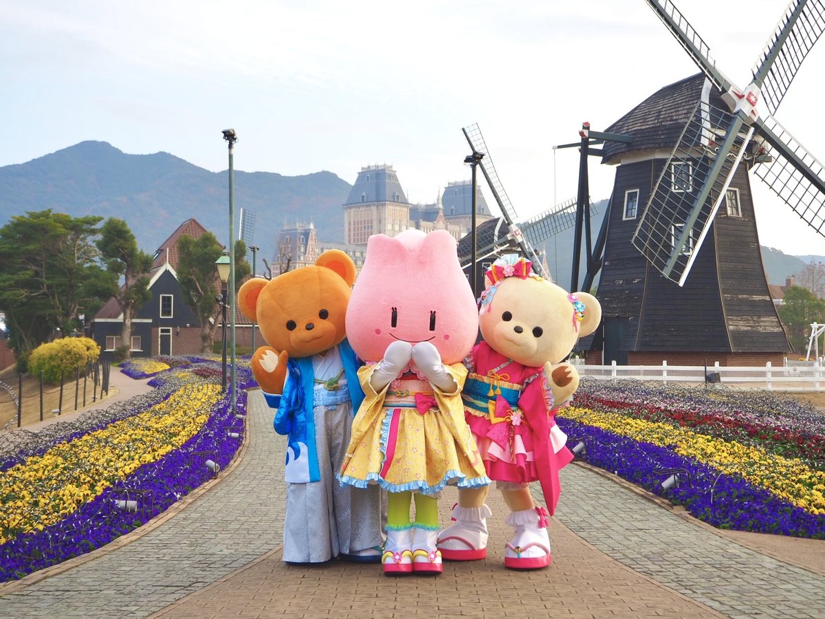 HTB_official's tweet photo. ＼#ちゅーりー、#ルークとルーナ から新年のご挨拶／

「今年もワクワクがいっぱいの一年になりますように！」

#晴れ着 姿のキャラクターたちに会えるのは1/9（月）まで！
ぜひ会いに来てね♪

⏩https://t.co/NfqmYek70s https://t.co/lJdeLpejHP